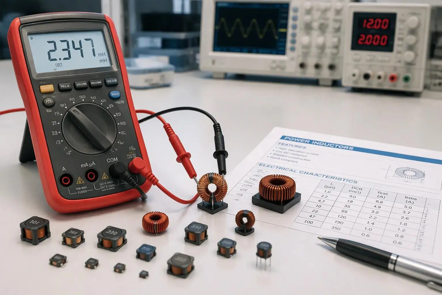Wichtige elektrische Parameter, die bei der Bestellung von OEM/ODM-Induktoren anzugeben sind